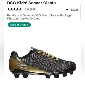 Kids/Toddler Soccer Cleats - Size 10